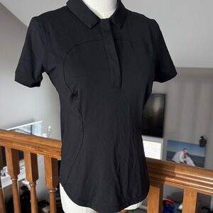 lululemon athletica Black Button Down Shirt 👚 worn one time